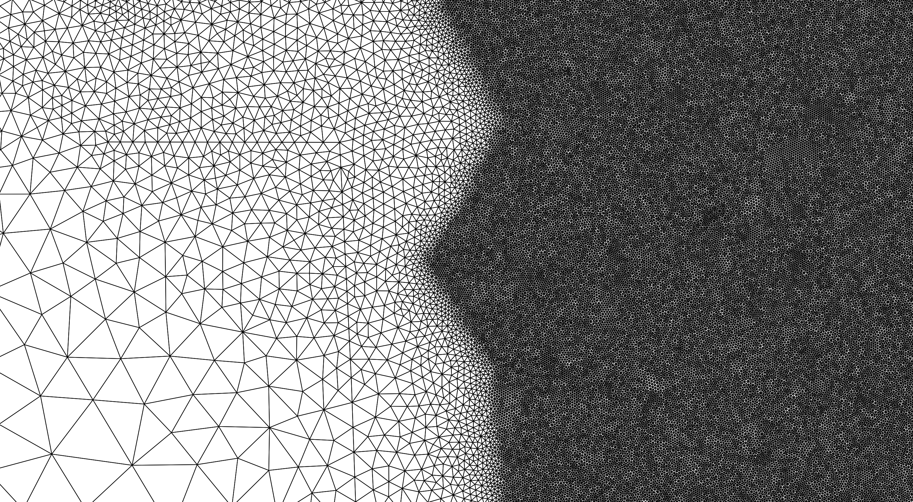 Malla flexible típica de RiverFlow2D.
