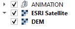 Orden de capas para que las Animaciones sean visibles.