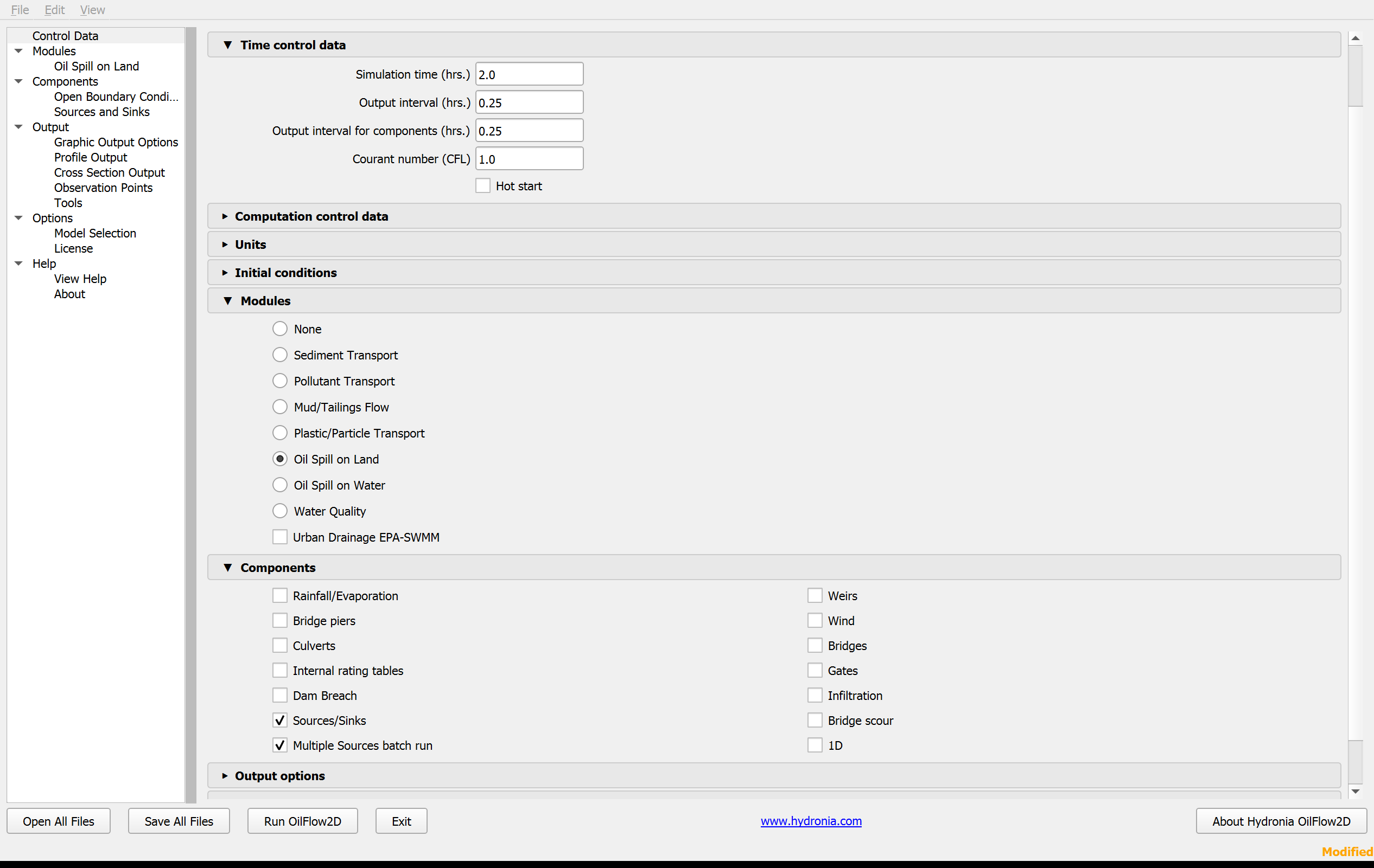 QGIS DIP Control Data panel for Simulating Pipelines.